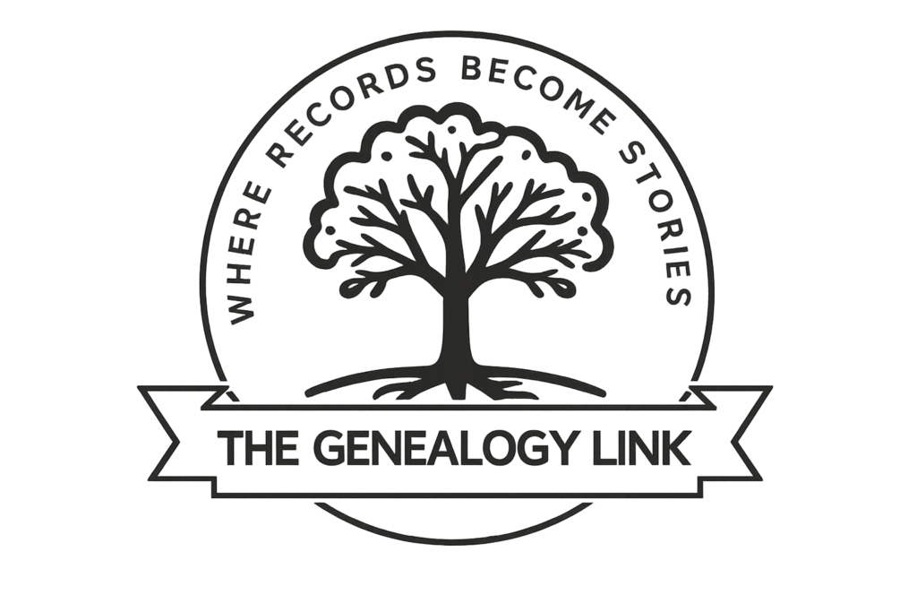 The Genealogy Link, LLC Logo